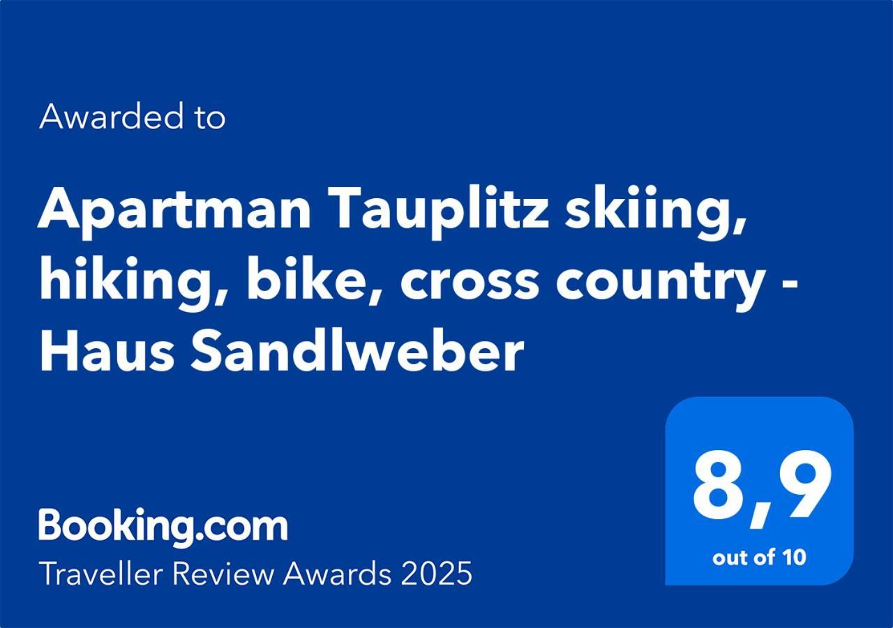 Apartman Tauplitz Skiing, Hiking, Bike, Cross Country - Haus Sandlweber Obersdorf 外观 照片